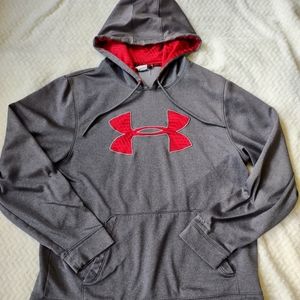 Men's gray Under Armour hoodie, Large
